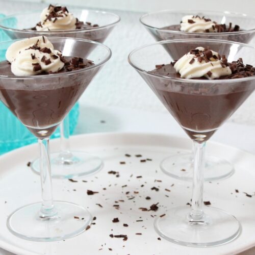 Lactose free chocolate mousse