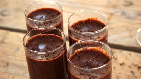 melkvrije chocolademousse