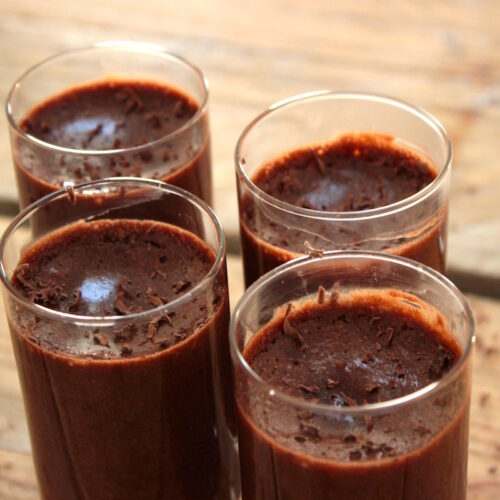 melkvrije chocolademousse