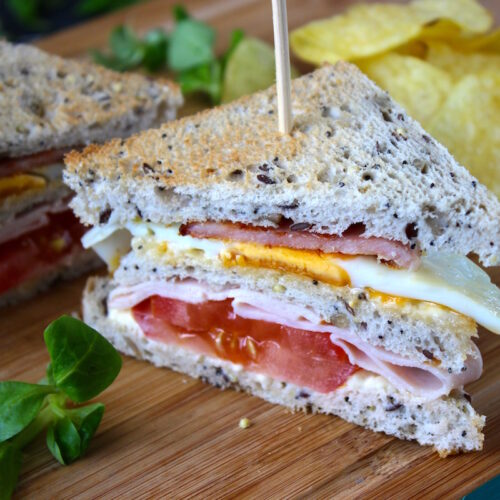 Glutenvrije clubsandwich